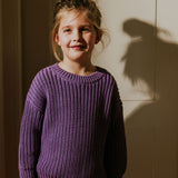 Chunky Knitted Sweater amethyst - Yuki
