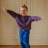 Chunky Knitted Sweater amethyst - Yuki
