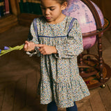 Dress Isatys Velvet Cream Aster - Louise Misha