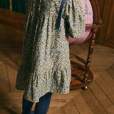 Dress Isatys Velvet Cream Aster - Louise Misha