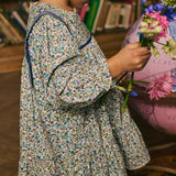 Dress Isatys Velvet Cream Aster - Louise Misha
