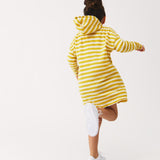 Ava, Hooded Dress, merino wool, Raw White Lemon Curry - Petit by Basics