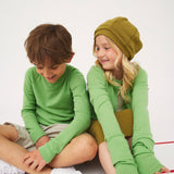 Alma, Classic Cardigan, merino wool, pistachio green - Petit by Basics