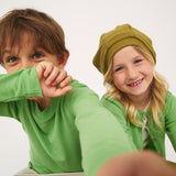 Alma, Classic Cardigan, merino wool, pistachio green - Petit by Basics