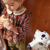 Peter pan collar blouse Multicolor flowers - piupiuchick