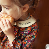 Peter pan collar blouse Multicolor flowers - piupiuchick
