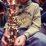 Sweatshirt olive green with tiger print - piupiuchick