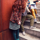 Short Skirt green with animal print - piupiuchick