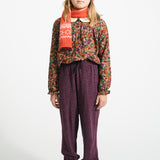 Peter pan collar blouse Multicolor flowers - piupiuchick