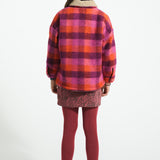 Short skirt bordeaux with zebra print - piupiuchick