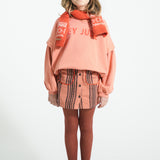 Short skirt Pink with black stripes - piupiuchick