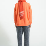 Sweatshirt orange with music print - piupiuchick